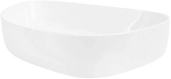 ML-Design Waschbecken Keramik Weiß Glänzend 55x42x14 cm Oval Aufsatzwaschbecken ML-Design Waschbecken Keramik Weiß Glänzend 55x42x14 cm Oval Aufsatzwaschbecken