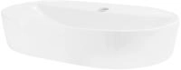 LuxeBath ML-Design Aufsatzwaschbecken Keramik Wei&szlig; gl&auml;nzend 60 &times; 40 &times; 12...