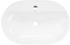 ML-Design Waschbecken Keramik Weiß Glänzend 60x40x12 cm Oval Aufsatzwaschbecken