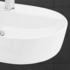 ML-Design Waschbecken Keramik Weiß Glänzend 60x40x12 cm Oval Aufsatzwaschbecken