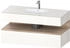 Duravit Qatego Einbauwaschtisch mit Unterbau 1200 mm mit Nischenbeleuchtung weiß hochglanz (QA4787055220010)