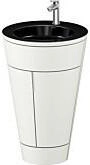Duravit Starck 1 c-bonded Waschtischset 560 x 605 x 864 mm bodenstehend nordic wei&szlig; seidenmatt (S19515O70390010)