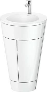 Duravit Starck 1 c-bonded Waschtischset 560 x 605 x 864 mm bodenstehend weiß hochglanz (S19512O10850000)