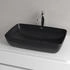 Villeroy & Boch Artis Aufsatzwaschtisch 580 x 380 mm eckig pure black CeramicPlus (417258R7)