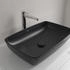 Villeroy & Boch Artis Aufsatzwaschtisch 580 x 380 mm eckig pure black CeramicPlus (417258R7)