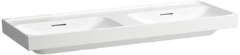 Laufen MEDA Doppel-Waschtisch 1300 x 460 mm weiß matt (H8141127571091)