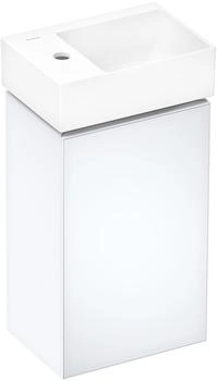 Hansgrohe Xevolos E Handwaschbecken 360x250mm, Hahnloch links, ohne &Uuml;berlauf, SmartClean, wei&szlig; (61087450)