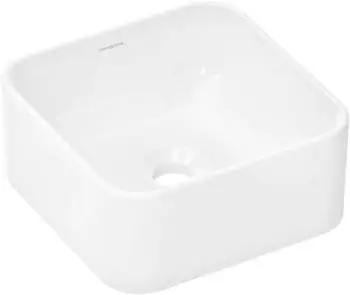 Hansgrohe Xuniva Q Aufsatzwaschtisch 300x300mm weiß ohne Hahnloch ohne Überlauf (60167450)