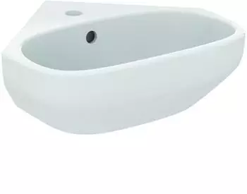 Ideal Standard i.life A Eckwaschtisch mit Hahnloch und Überlauf weiß (T451601)
