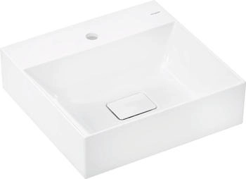 Hansgrohe Xevolos E Handwaschbecken mit Hahnloch, ohne &Uuml;berlauf, SmartClean, wei&szlig; (61088450)