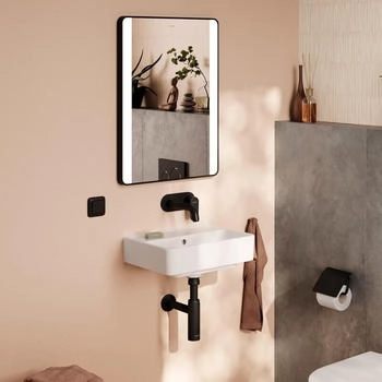 Hansgrohe Xanuia Q Handwaschbecken ohne Hahnloch mit &Uuml;berlauf SmartClean wei&szlig; (61140450)