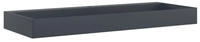 vidaXL Waschbecken 120x46x11 cm Mineralguss/Marmorguss Anthrazit