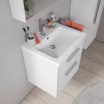 Duravit D-Code 2.0 Möbelwaschtisch 650 x 480 mm weiß (2399650000)