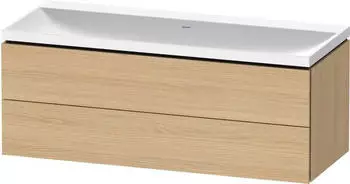 Duravit L-Cube c-shaped Badm&ouml;bel-Set 1200 mm eiche natur/eiche natur (LC6953N30300000)