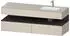 Duravit Qatego Einbauwaschtisch mit Unterbau 1600 mm taupe supermatt (QA4796080830000)