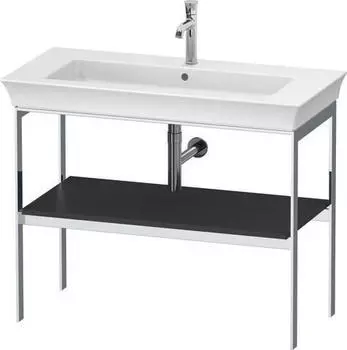 Duravit White Tulip Metallkonsole bodenstehend 984 x 450 mm graphit seidenmatt (WT454105858)