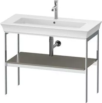 Duravit White Tulip Metallkonsole bodenstehend 984 x 450 mm steingrau seidenmatt (WT454109292)