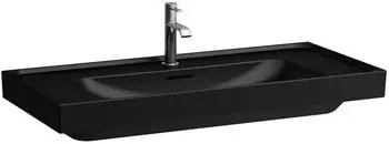 Laufen MEDA Aufsatzwaschtisch 1000 x 460 mm schwarz matt (H8161197161041)
