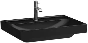 Laufen MEDA Aufsatzwaschtisch 650 x 460 mm schwarz matt (H8161147161111)