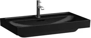 Laufen MEDA Aufsatzwaschtisch 800 x 460 mm schwarz matt (H8161177161041)