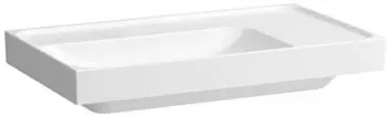 Laufen MEDA Waschtisch mit Ablagefl&auml;che rechts 800 x 460 mm wei&szlig; (H8171160001121)