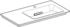 Geberit One Möbelwaschtisch 90cm Abgang horizontal weiß (505009001)