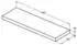 Ideal Standard T3953Y1 Konsole Conca 160x50,5x8cm Weiß