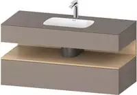 Duravit Einbauwaschtisch-M&ouml;bel-Set Qatego 120x55x60cm, E na/b m, Kon-WTU, Nischenb