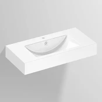 Laufen Classics Wandwaschtisch mit Hahnloch, mit &Uuml;berlauf, wei&szlig; (H510CL40001041)
