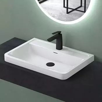 Mai & Mai Colossum08 Einbauwaschbecken Mineralguss 90cm Weiß glänzend (Colossum08)