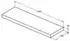 Ideal Standard T3953Y6 Konsole Conca 160x50,5x8cm Eiche hell