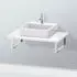 Duravit L-Cube Konsole für 1 Aufsatz-/Einbauwaschtisch LC106C08585#80