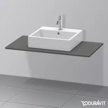 Duravit XSquare Konsole f&uuml;r 1 Aufsatz-/Einbauwaschtisch XS060E04949