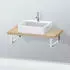 Duravit L-Cube Konsole für 1 Aufsatz-/Einbauwaschtisch Compact LC100C07171#80