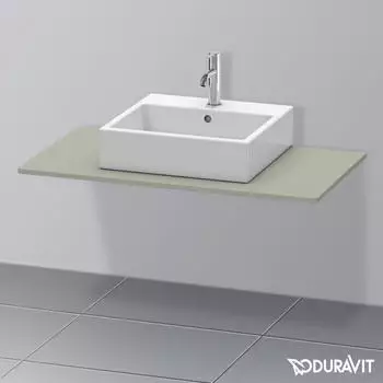 Duravit XSquare Konsole f&uuml;r 1 Aufsatz-/Einbauwaschtisch XS060E09292
