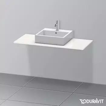 Duravit XSquare Konsole f&uuml;r 1 Aufsatz-/Einbauwaschtisch XS060D02222