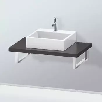 Duravit L-Cube Konsole f&uuml;r 1 Aufsatz-/Einbauwaschtisch LC102C08080#80
