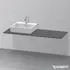 Duravit XSquare Konsole für 1 Aufsatz-/Einbauwaschtisch XS060GL4949