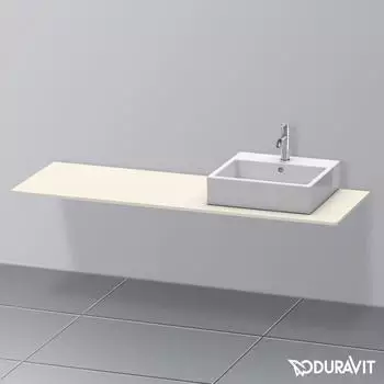 Duravit XSquare Konsole f&uuml;r 1 Aufsatz-/Einbauwaschtisch XS060HR9191