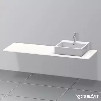 Duravit XSquare Konsole f&uuml;r 1 Aufsatz-/Einbauwaschtisch XS060HR2222