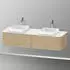 Duravit Happy D.2 Plus Konsole für 2 Aufsatz-/Einbauwaschtische HP032HB3939
