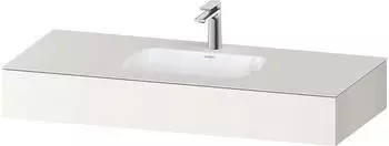 Duravit Qatego Einbauwaschtisch mit Konsole 120x55 cm wei&szlig; supermatt (QA4692084840000)