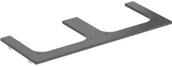 Geberit ONE Ausschnitt 2-fach f&uuml;r Aufsatzwaschtisch Marmoroptik 120 cm schwarz matt (505.165.00.2)