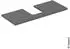 Geberit ONE Ausschnitt mittig für Aufsatzwaschtisch Schalenform 120 cm lava / lackiert matt (505.275.00.3)