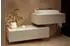 Hansgrohe Xevolos E Konsole 98x55 cm mit Ausschnitt mittig 50 oder 60x48 cm sandbeige matt