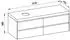 Laufen Lani Waschtischplatte weiß matt 1 Ausschnitt links, 1570x495x580mm, H4045921122601, Weiß matt