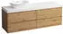 Laufen Lani Waschtischplatte weiß matt 1 Ausschnitt links, 1570x495x580mm, H4045921122671, Wildeiche