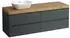 Laufen Lani Waschtischplatte wildeiche 1 Ausschnitt links, 1570x495x580mm, H4065921122661, Verkehrsgrau