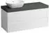 Laufen Lani Waschtischplatte verkehrsgrau 1 Ausschnitt links, 1185x495x580mm, H4055721122601, Weiß matt