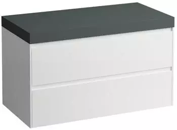 Laufen Lani Waschtischplatte verkehrsgrau 985x495x580mm, H4055601129901, Specialcolor